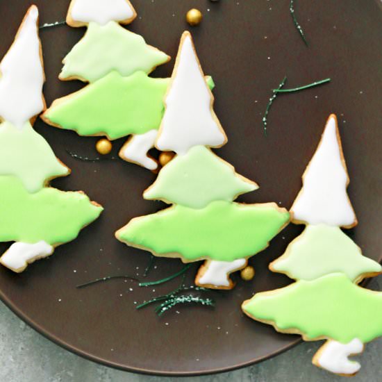 Christmas Tree Sugar Cookies - Recipe photo by kitchenathoskins