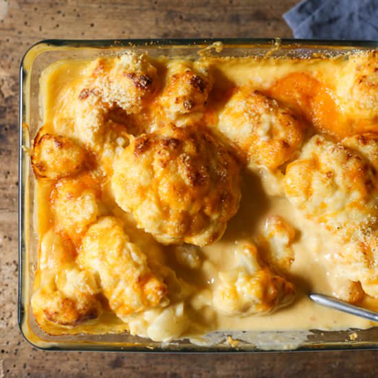 Gluten-Free Cauliflower Cheese - Recipe photo by fromthelarder