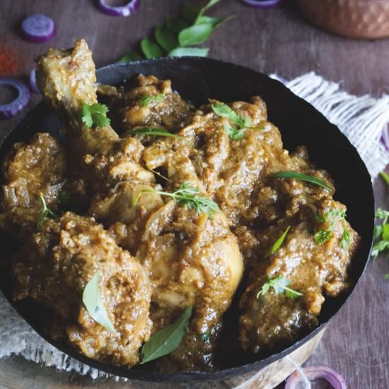 Hyderabadi Chicken Curry - Recipe photo by PeekNCook