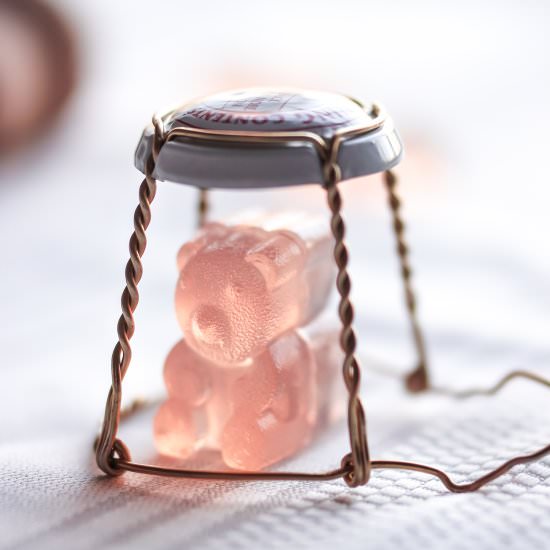 DIY Rosé Gummy Bears - Recipe photo by Inspector Gorgeous