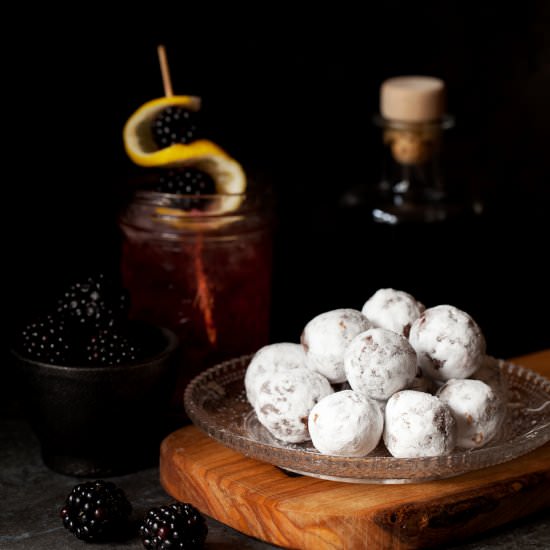 Gin & Blackberry Bramble Truffles - Recipe photo by littlesugarsnaps
