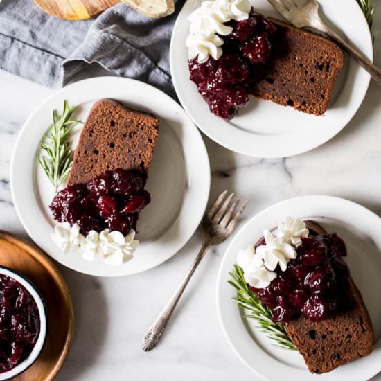 Chocolate Pound Cake - Recipe photo by larkandlinen