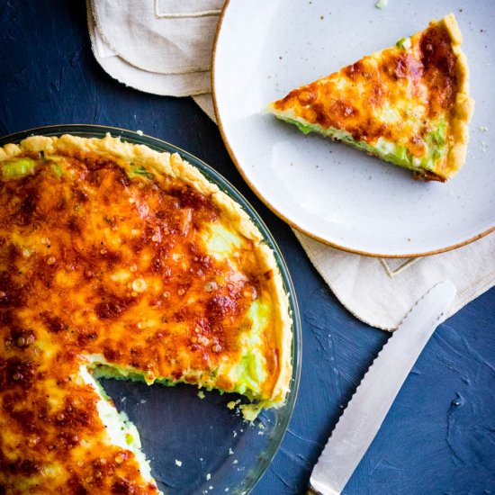 Leek and Cheese Quiche - Recipe photo by aline_made