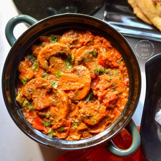 Mushroom Masala - Recipe photo by ch_cooks