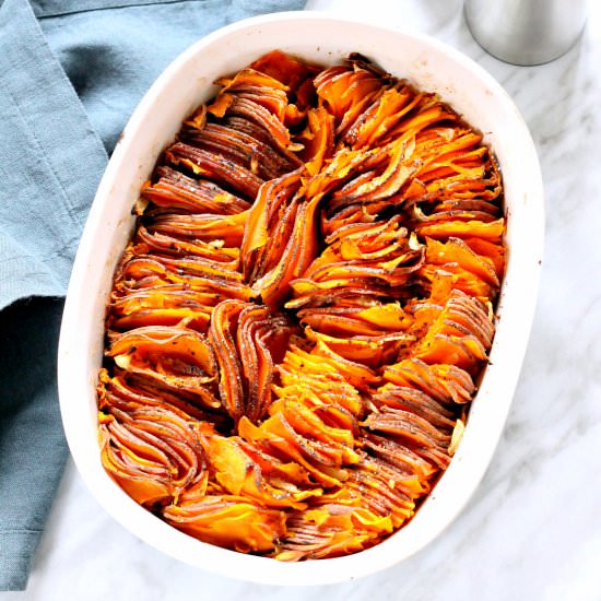 Crispy Sweet Potato Roast - Recipe photo by ChocolateChillies