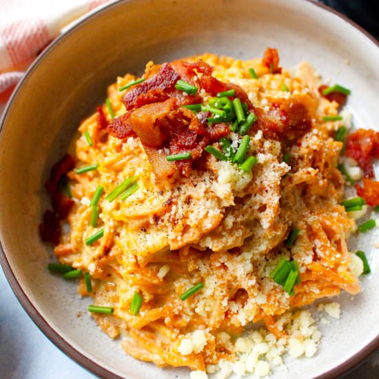 sweet potato chai noodles - Recipe photo by yestoyolks