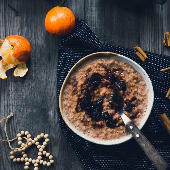 Gingerbread Porridge - Recipe photo by CheriN