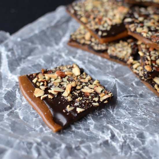 English Toffee - Recipe photo by ButterYum