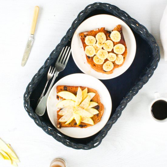 Raisin Bread Toast - Recipe photo by rebelskitchen