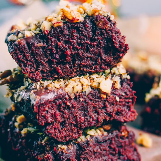 Purple Sweet Potato Brownies - Recipe photo by sproutingzeneats