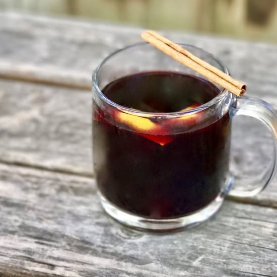 Mulled Wine With Brandy - Recipe photo by simmerandsauce
