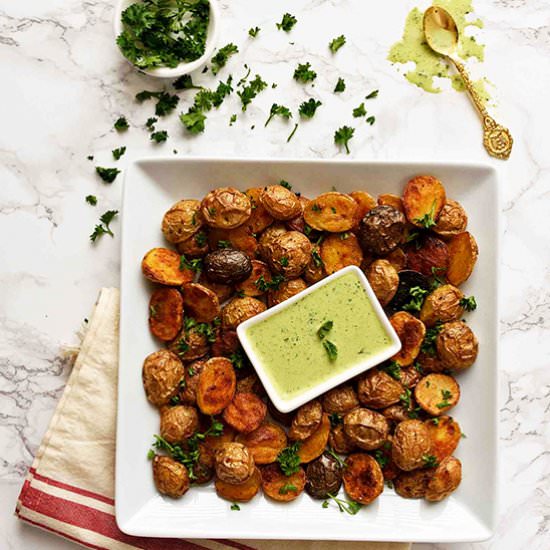 Roasted Baby Potatoes - Recipe photo by pepperdelight