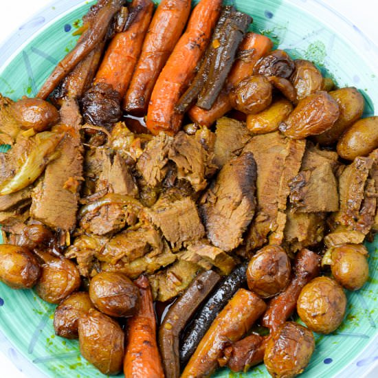 The Best Beef Brisket - Recipe photo by Zest and Lemons
