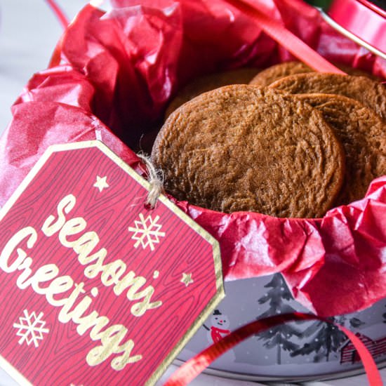 gingersnaps - Recipe photo by PoLaBaker