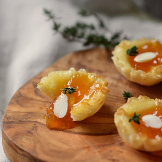 Almond, Apricot and Brie Cups - Recipe photo by SimpleSeasonal