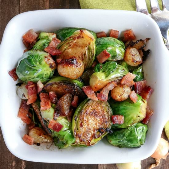 Brussels Sprouts Bacon & Onions - Recipe photo by karylhenry