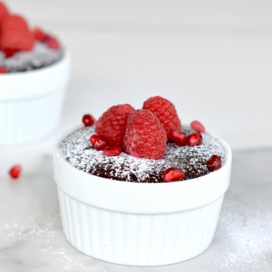 Paleo Flourless Chocolate Cakes - Recipe photo by My Flourless Kitchen