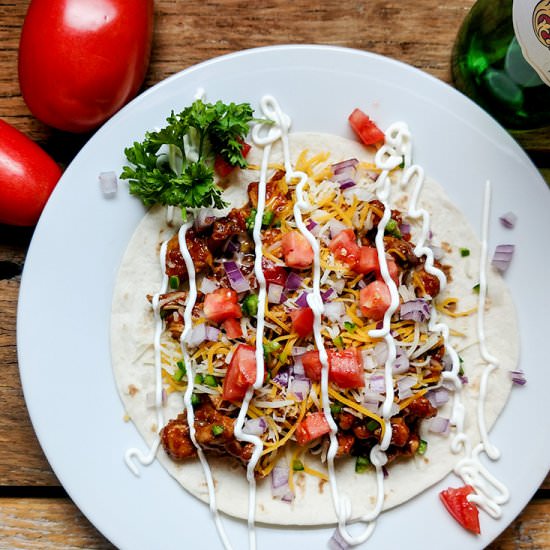 Easy Chicken Tacos for a Crowd - Recipe photo by On The Go Bites