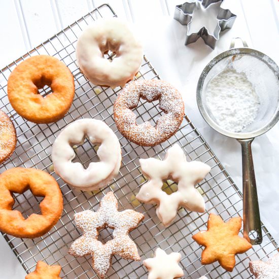 Eggnog Doughnuts - Recipe photo by PoLaBaker