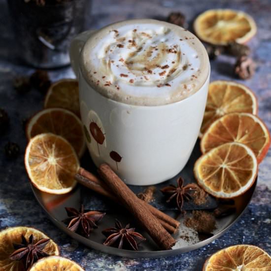 Skinny Gingerbread Latte - Recipe photo by Lemon Thymes