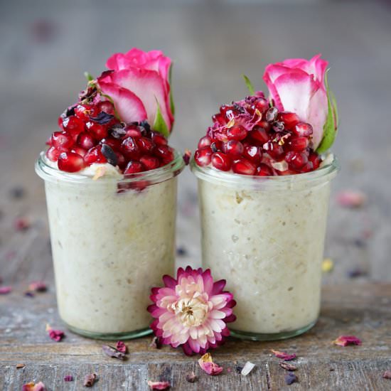 Almond Coconut Porridge - Recipe photo by breakfastwithflowers