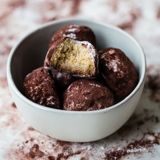 Hazelnut Cocoa Butter Ball Cookies - Recipe photo by FamilyStyle Food