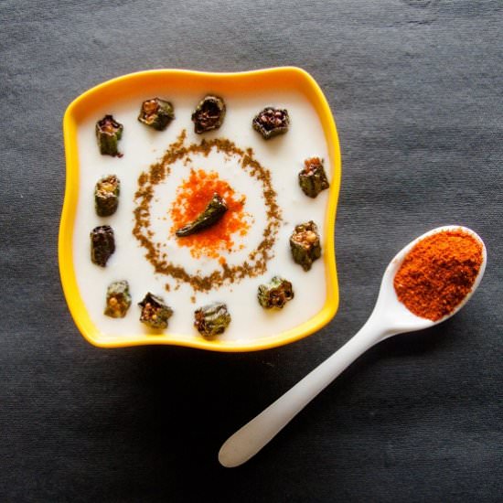 Bhindi Raita Recipe - Recipe photo by Puja