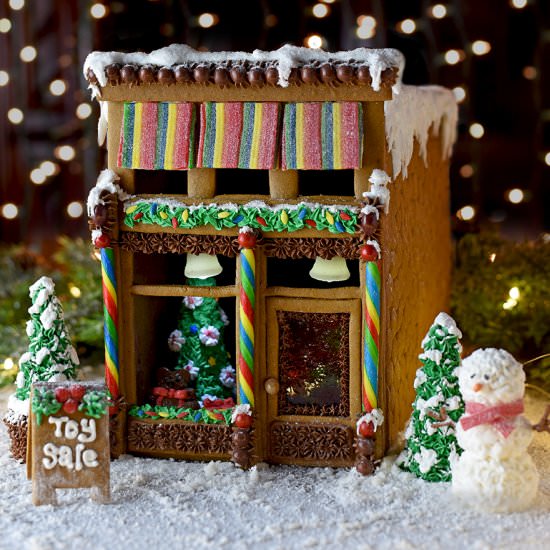 Storefront Gingerbread House - Recipe photo by vintagekitty