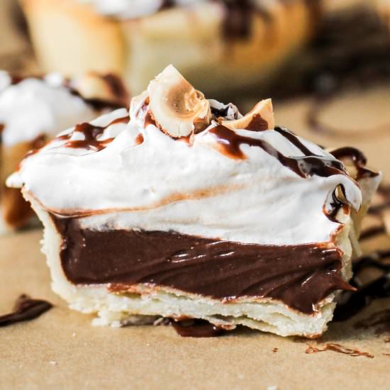 Mini Chocolate Hazelnut Pies - Recipe photo by dessertswithbenefits
