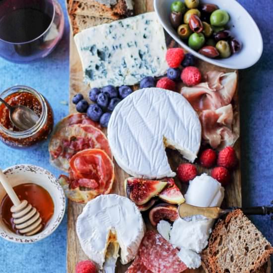 Perfect French Cheese Board - Recipe photo by Eating European