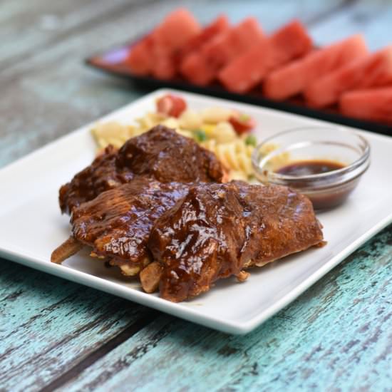 Fall-Off-The-Bone Pork Ribs - Recipe photo by Spice Cravings