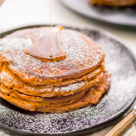 paleo gingerbread pancakes - Recipe photo by 40aprons