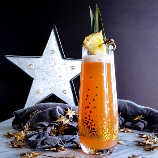 Ginger Jungle Bird Sparkling Cockta - Recipe photo by FeastInThyme