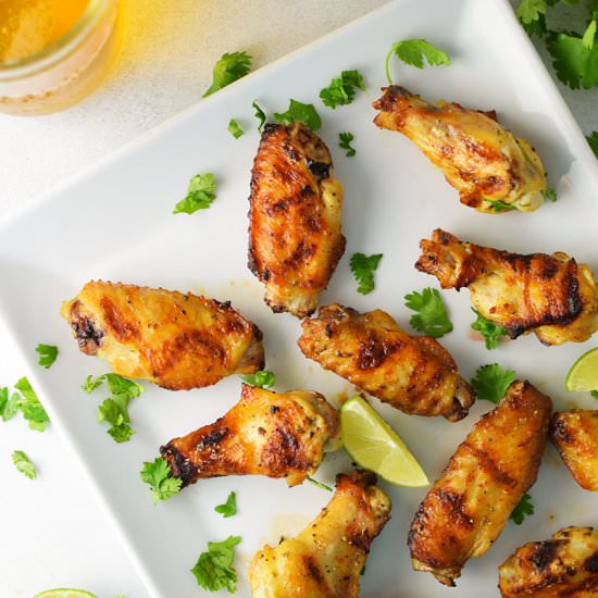 Tequila Lime Chicken Wings - Recipe photo by Kitchen Swagger