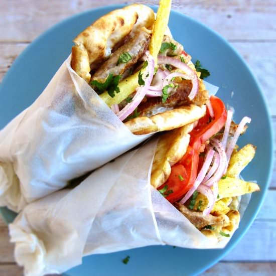 Greek Gyros Recipe - Recipe photo by RealGreekRecipes