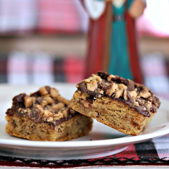 Heath Bar Blondies - Recipe photo by lifeloveandgoodfood