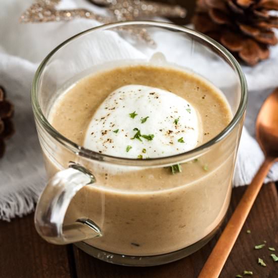 Chestnut Soup - Recipe photo by platedcravings