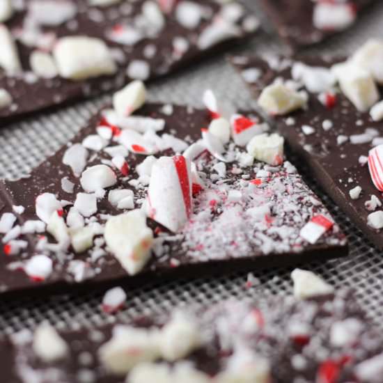 3 Ingredient Peppermint Bark - Recipe photo by Danilicious