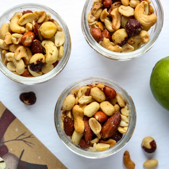 Chili Lime Spiced Nuts - Recipe photo by the food blog