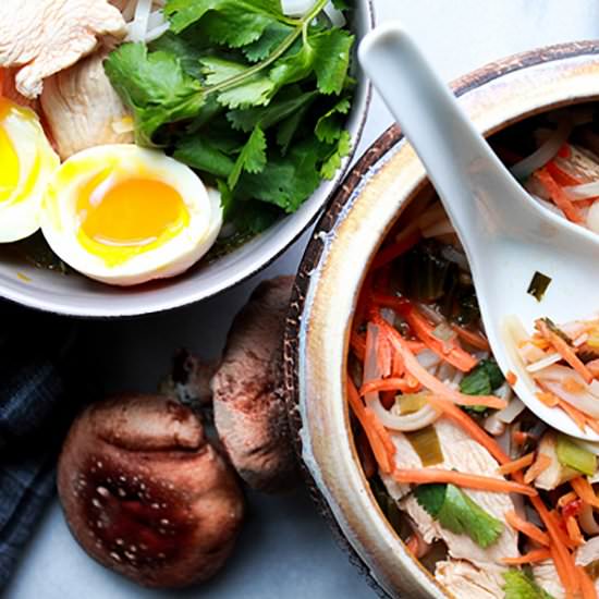 Miso Chicken Noodle Soup - Recipe photo by asiancaucasian