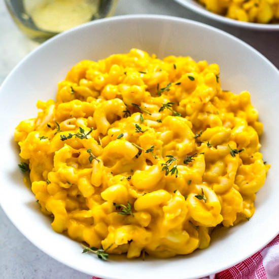 Freezer Butternut Mac & Cheese - Recipe photo by thegirlonbloor