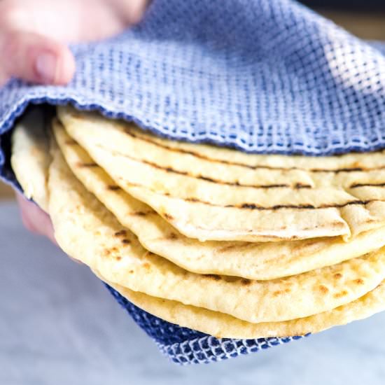 Easy Sesame Garlic Flatbread Recipe - Recipe photo by inspiredtaste