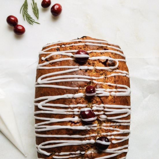 cranberry carrot loaf - Recipe photo by petitbakes