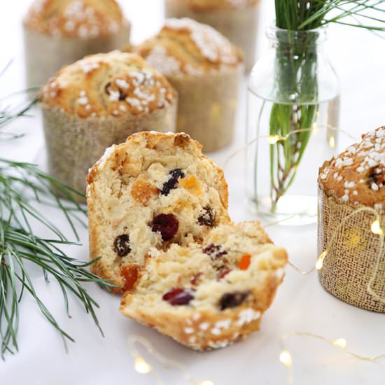 Panettone Muffins - Recipe photo by sprinklebakes