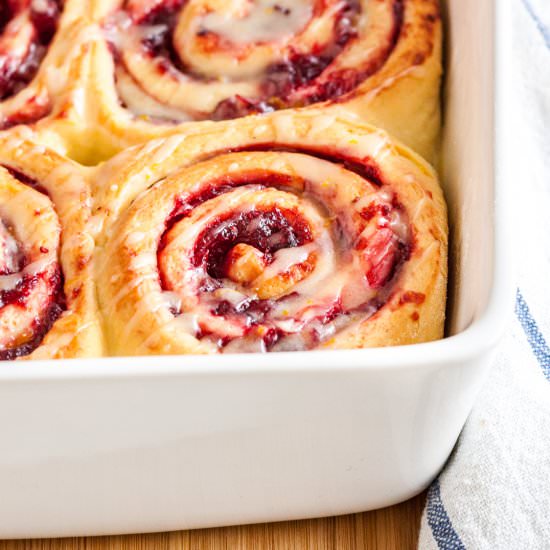 Cranberry Orange Rolls - Recipe photo by platedcravings