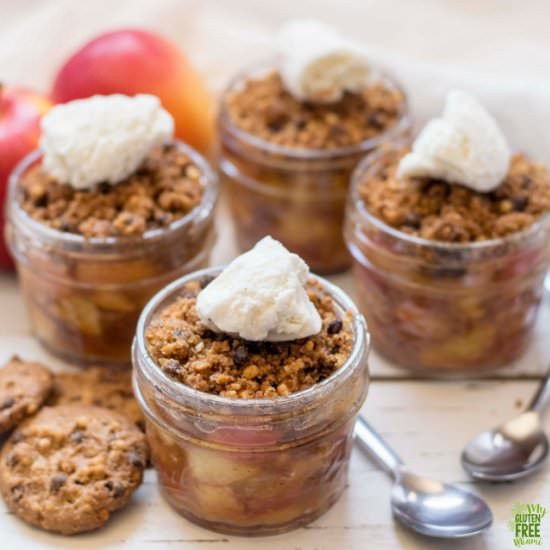 Individual Apple Crisps - Recipe photo by glutenfreemiami