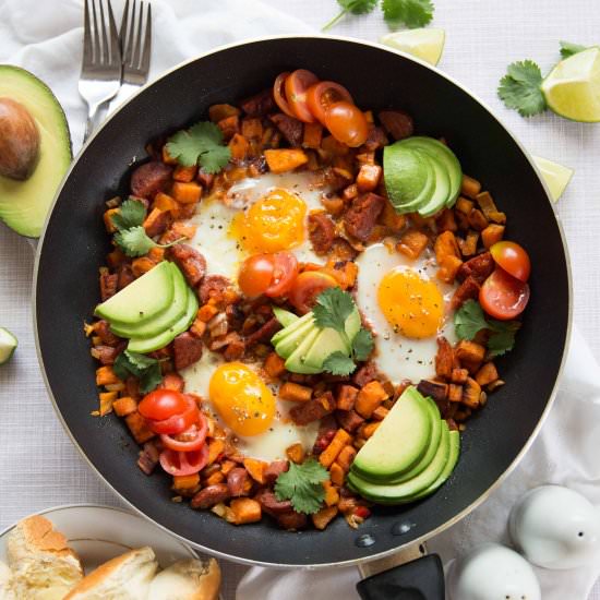 Sweet Potato Breakfast Skillet - Recipe photo by dontgobaconmyheart