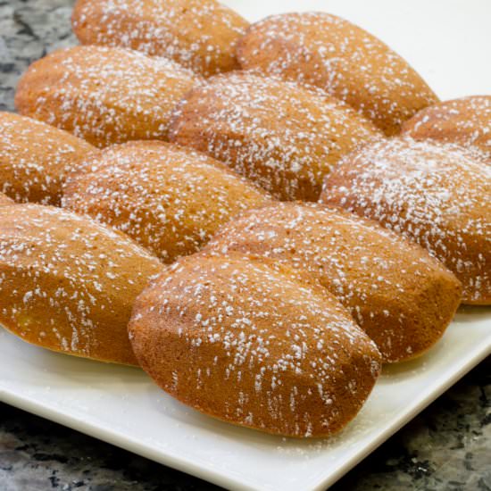 Honey & Lemon Madeleines - Recipe photo by TheKitchenWhisperer