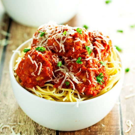 Baked Turkey Meatballs - Recipe photo by 2Teaspoons