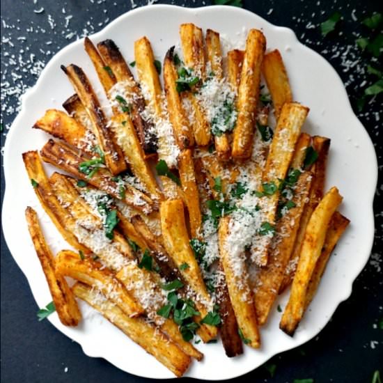 Baked Parsnip Fries - Recipe photo by mygorgeousrecipes